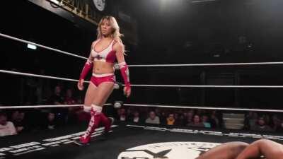 Chakara kicked up high by Gisele Shaw