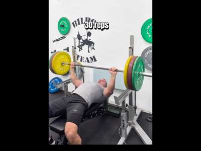 Bilbo set C1D4 115kg l 253 lb 26 reps best press bench