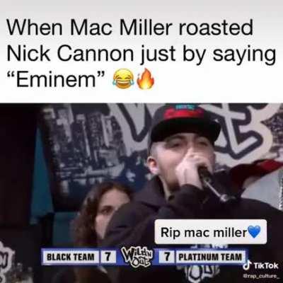 Mac Miller refusing to diss nick cannon and saying 