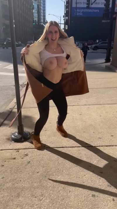 Titties out in Chicago ;) 