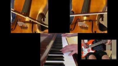 K-ON! ED 1 (piano/cello/guitar cover)