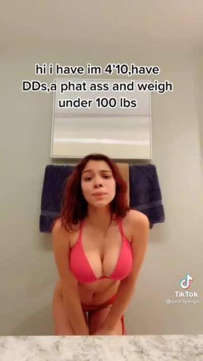 When she's 18, petite with ample ass and titties