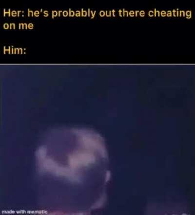 My dude acted like nothing happened