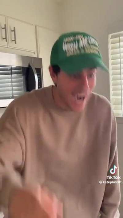 Surprising her Greek boyfriend by having a conversation with him in Greek.