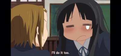 “Ritsu, sing for me instead!”