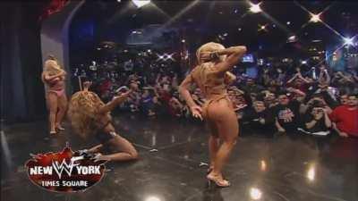 WWF Divas at WWF New York (Jacqueline, Terri Runnels & Torrie Wilson)