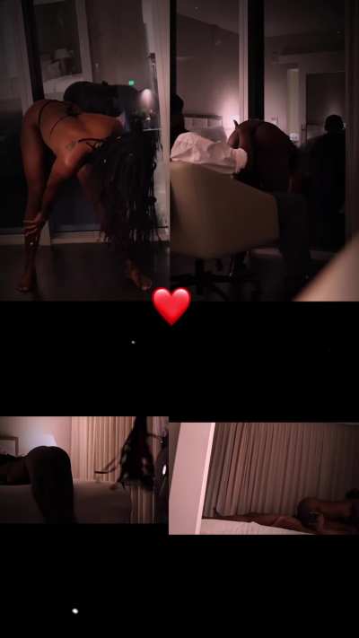 She decided to tease. So I decided to please.