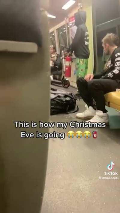 He didn't have to spray the baby