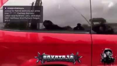 Armed militia groups are pulling over drivers in Portland today