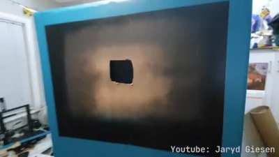 A GIANT working Game Boy Color costume I made for a convention