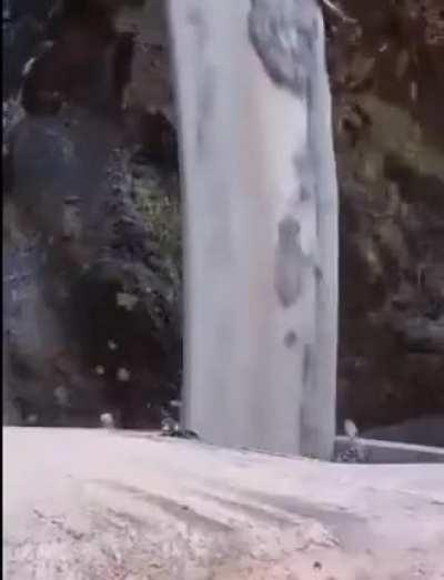 Opening a dam's gate after years