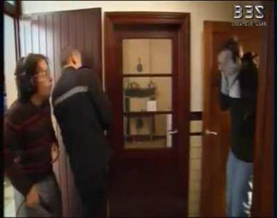 These guys checked the manial for the microwave and airbags weren't on the list of forbidden items to put in, so they tested it.