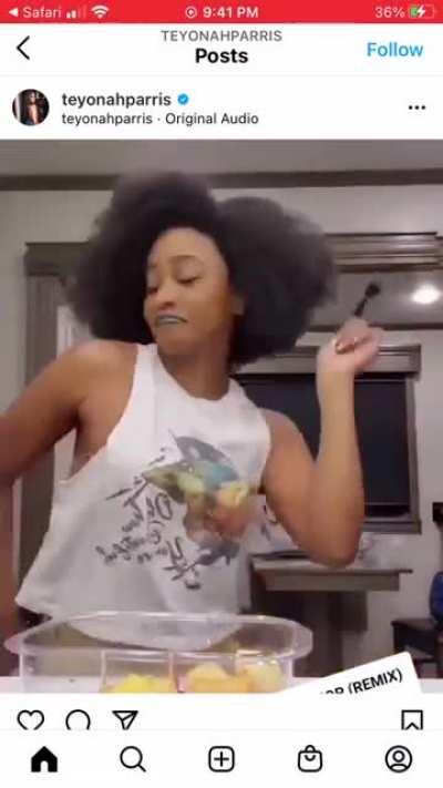 The actress who plays Monica dancing to Agatha All Along