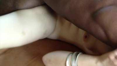 Showing off my wedding ring while being fucked by fine ass bbc