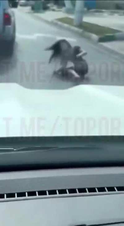 girl hanging out of a car window