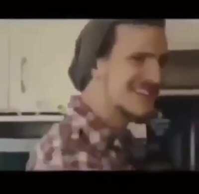 Not exactly a scream, but I think it counts