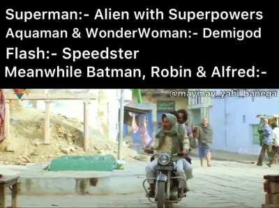 Batman:- Goli nahi maarenge saale ko, keh ke lenge uski!