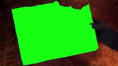 [GREEN SCREEN] Groot's drawing - I Am Groot Meme Template