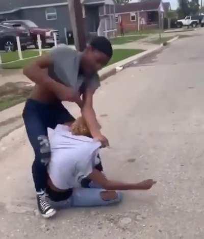 He bounced of his forehead