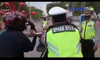 Mom chased by coronavirus