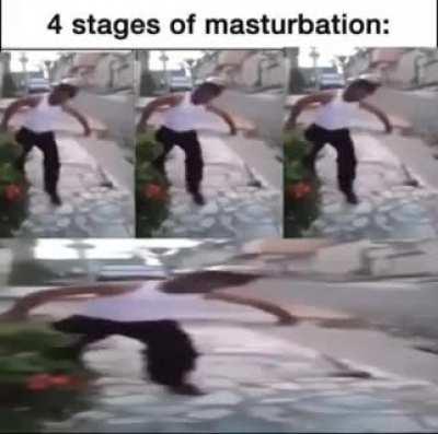 4 stages of masturbation