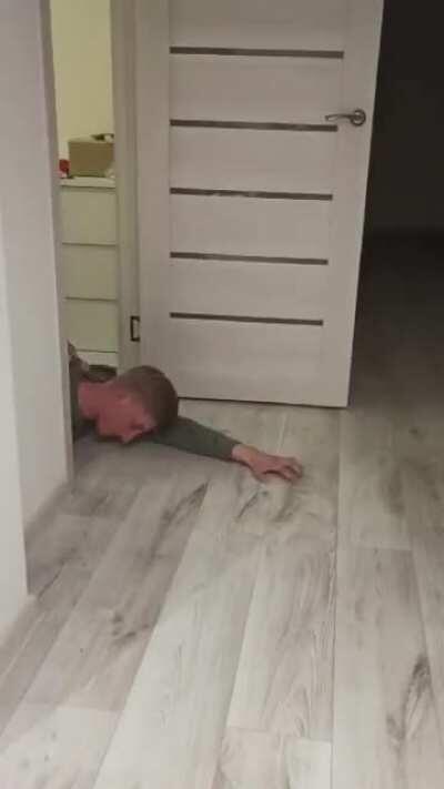 Working from home. My coffee break is over, I have to back to work. My son: