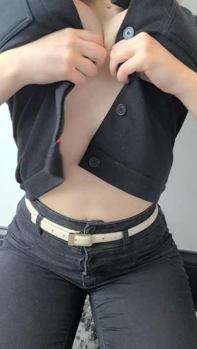 are you into short girls with perky boobs like mine? (18f)