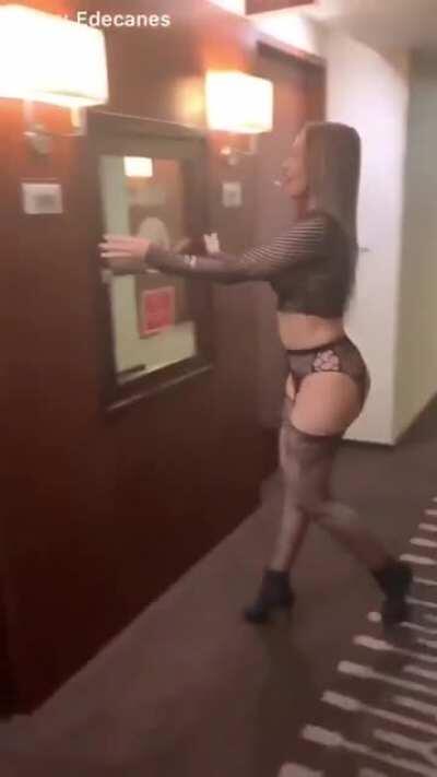 PAWG Bitch in Her Hotel