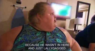 Woman can’t get into bed, blames everyone around her