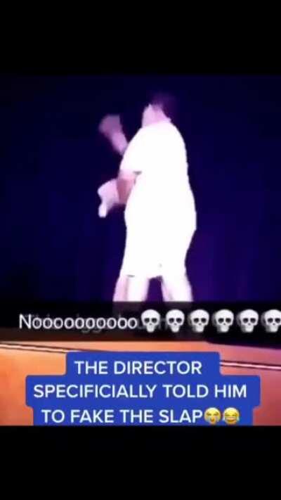 at least e followed the script.