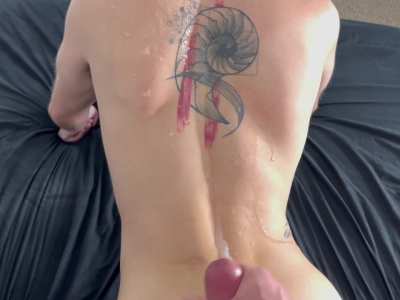 Shot this massive load after an hour long fuck sesh