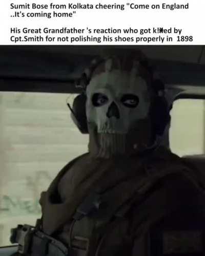 Just saw a video of Endian guys supporting England...