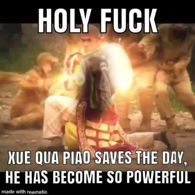 Mi pana xie hua piao piao demostrando sus poderes y que no respeta a las mujeres es un grande un ejemplo a seguir 😌🙏