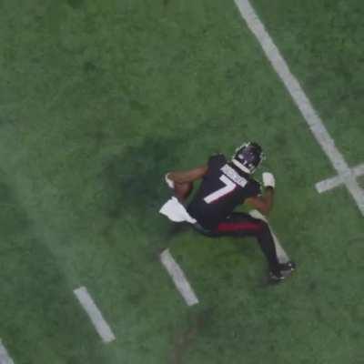 [Highlight] this view of Bijan's one handed TD catch yesterday