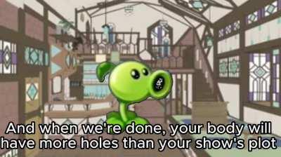 epic rap battles of history: Chisato vs. Peashooter