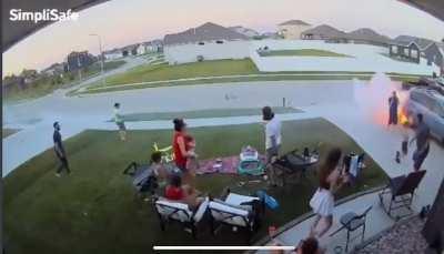 A nice calm fireworks display…..