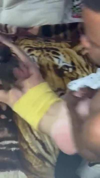 I wouldn't walk straight for weeks after that & for some reason, I wouldn't mind it