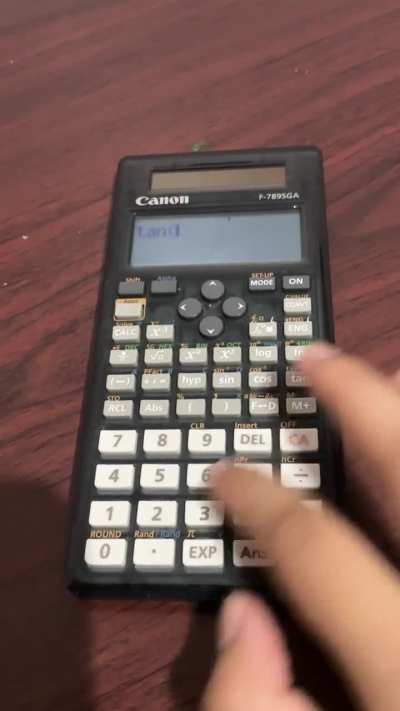 CANON F-789SGA, keys not working