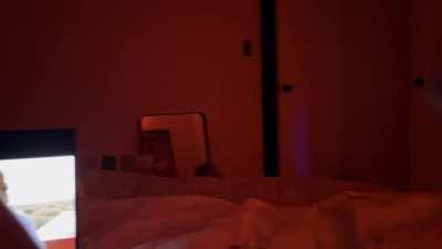 A little too spicy for the little guy!🍑 💨 🐱