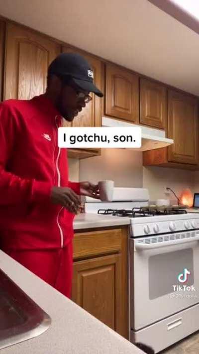 Chad stands up for his son 😎