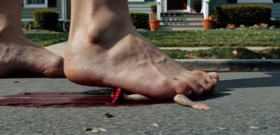 Painful Crush under Feet