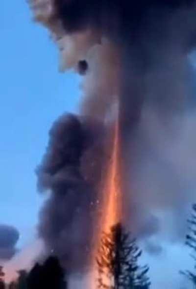 A massive explosion in Kation Plant, Khmelnitsky, Western Ukraine (13 May, 2023)
