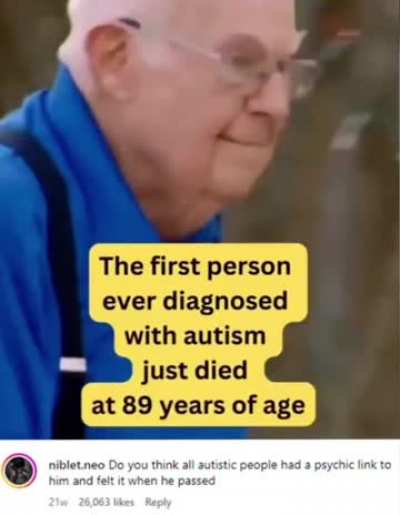 FATHER AUTISM the first autistic 