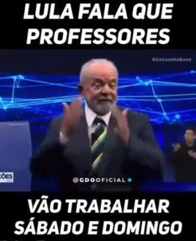 E ai prof. vamos trabalhar sabado e Domingo?!?!?! aperta 13 ai kkkkkk