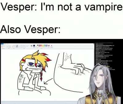 Vesper: I'm not a vampire