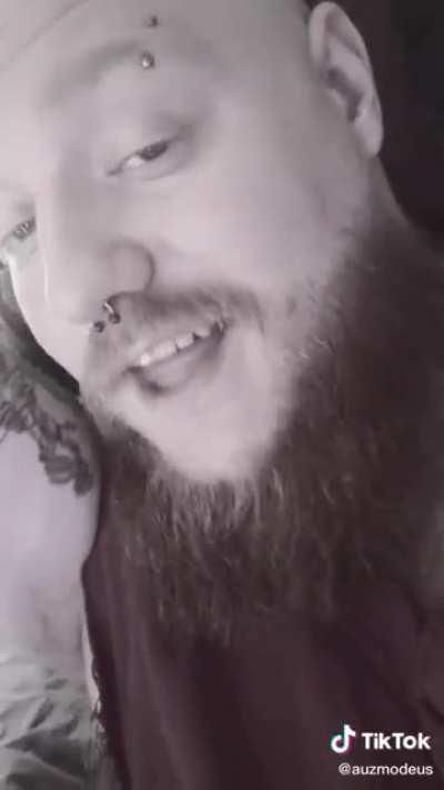 From some angels you can’t tell the pit hair from the chin pubes 🥵