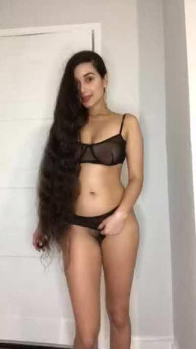 Bit shy revealing my natural pussy