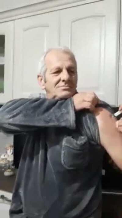 Covid vaccine side effect.