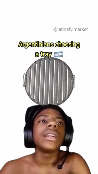 Argentinos eligiendo bandejas