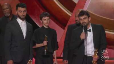 Israeli-Palestinian Film ‘No Other Land’ Wins Best Documentary Feature. Palestinian activist Basel and Israeli journalist Yuval openly address Israeli occupation on stage, emphasizing that US foreign policy actively obstructs a path to peace.